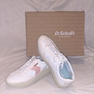 Dr. Scholl's Time Off Win Sneakers in White Tofu